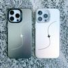 Aircraft Airplane Heart Couple Phone Case For Apple iPhone 16 15 13 12 11 Pro Max 13 Mini 14pro Max Plus Shockproof Laser Covers