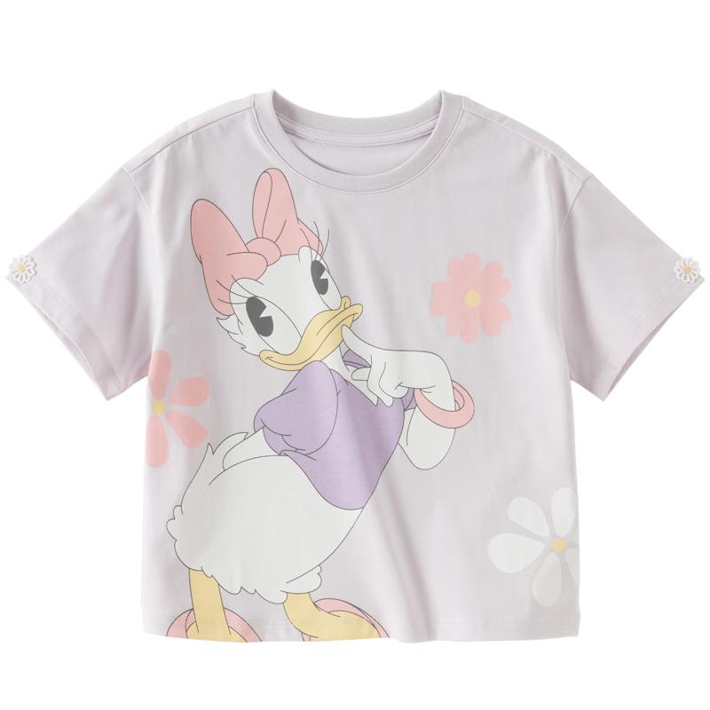 DAVE & BELLA Disney Girls  Cooling Anti-Bacterial Short-Sleeve T-Shirt 110cm