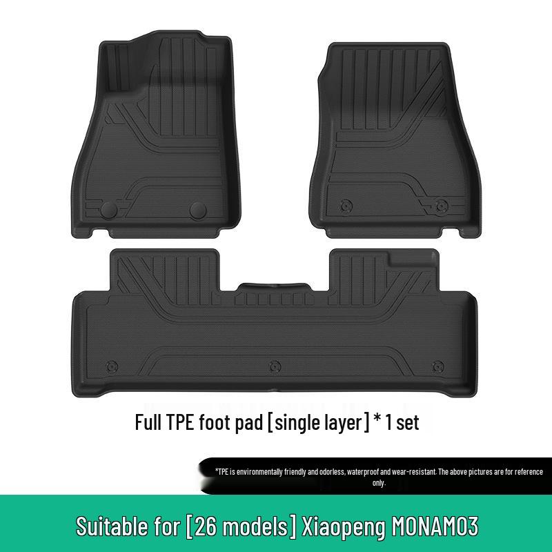 24 Xiaopeng MONA M03 Dirt-Resistant TPE Car & Trunk Mats