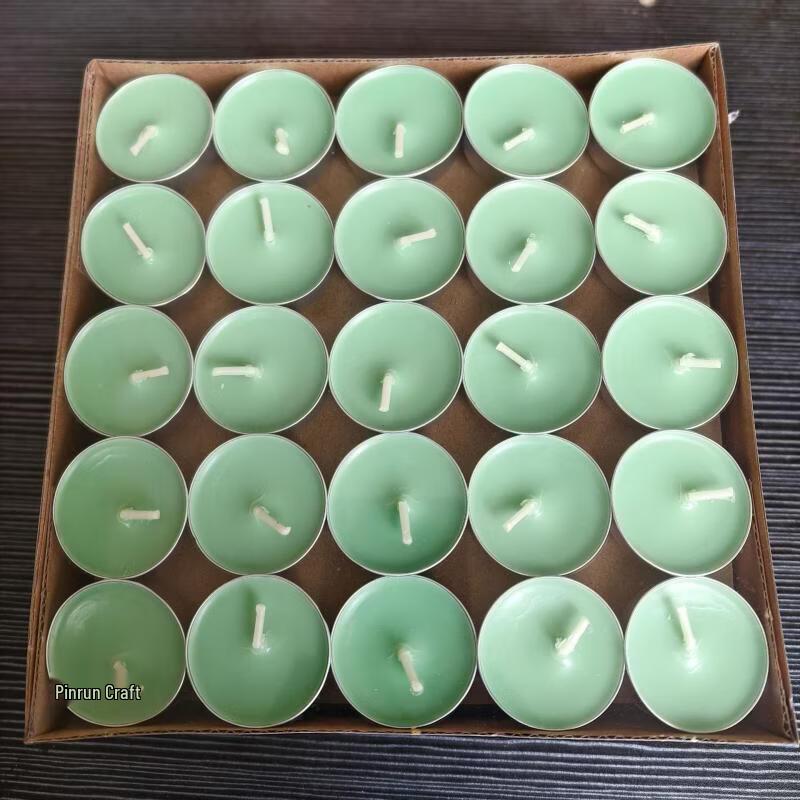 Handun 4-Hour Green Aluminum Butter Lamps