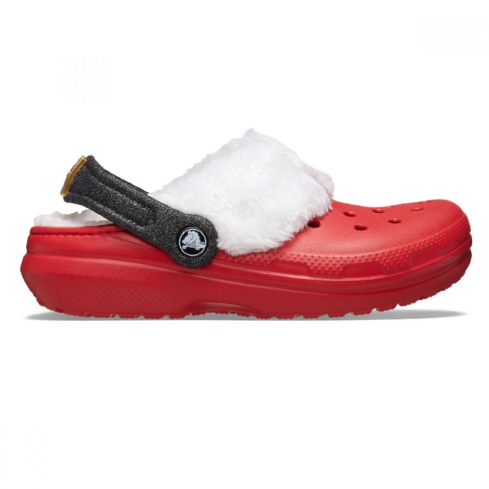 Crocs Kids Classic Lined Santa Clog 210932 6we