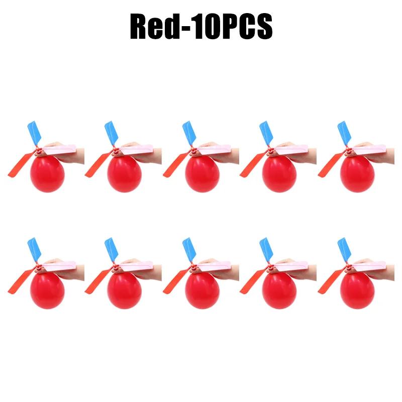 Ballonflugzeug Wissenschaft und Technologie Pädagogisches Spielzeug Technologie Handgemacht DIY Ballonhubschrauber Kreatives Spielzeug für Kinder