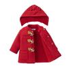 Miki House Hot Biscuits Duffle Boys and Coat, Girls, Red, 110cm, 73-3803-493