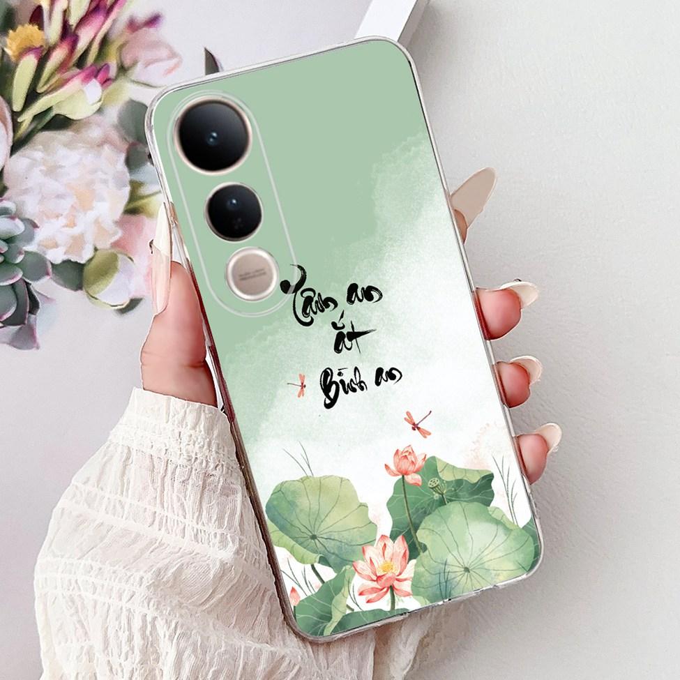 For Vivo V50 Lite 5G Case Cover Cute Cat Luxury Fashion Flowers Funny Cool Painted Back Cover For Vivo V50Lite 5G Phone Case