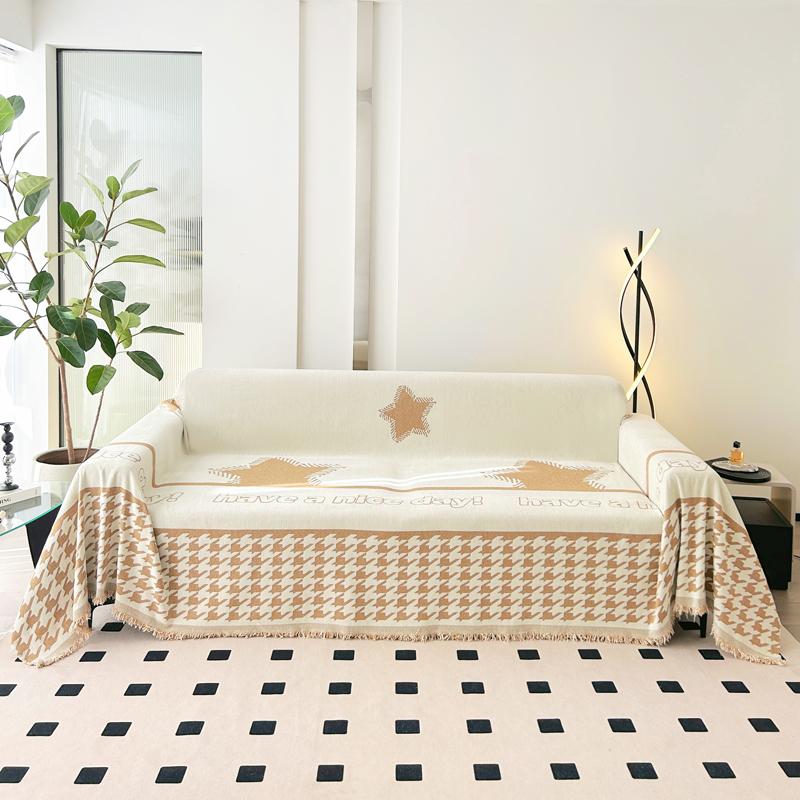 

Полотенце для дивана Nordic Tassel, универсальное покрывало для дивана, чехол для подушки дивана, защита от пыли и царапин от кошек 180X130cm