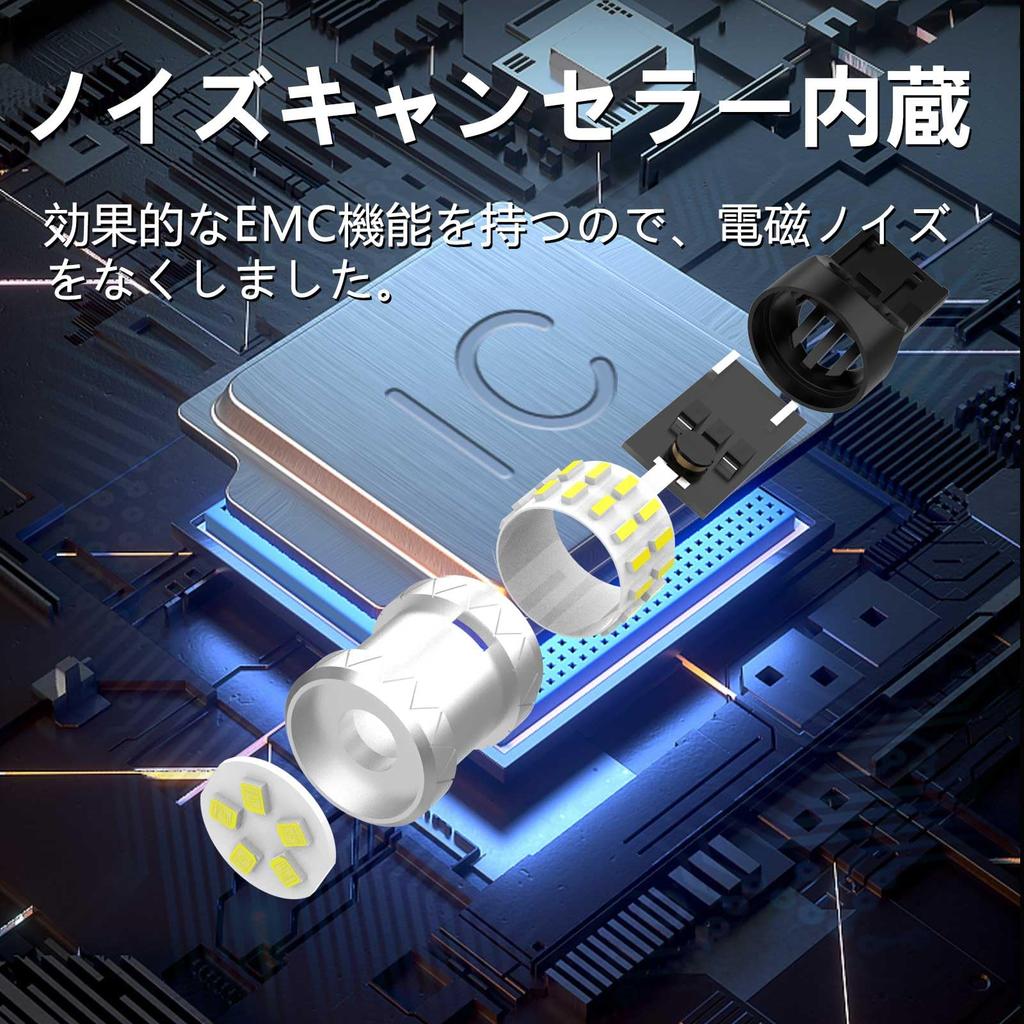 CIWENDAN T20 Double White Explosion LED Brake Light, Tail Lamp, Stop Lamp, High Brightness,