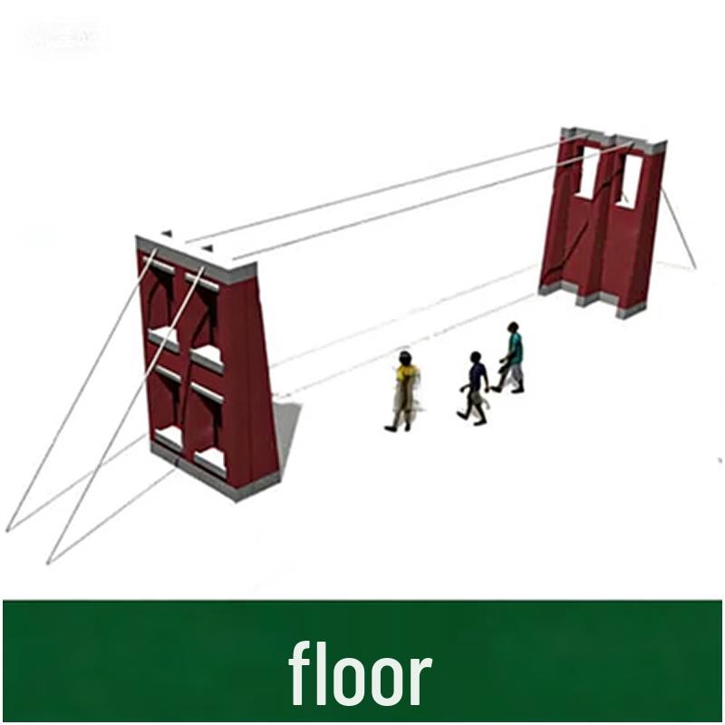 JINGRUIDA 600m Multi-Level Obstacle Course