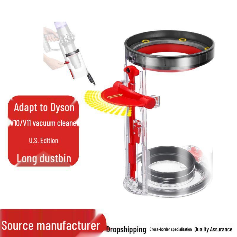 Inele de Etanșare și Accesorii Recipient Transparent pentru Praf pentru Aspiratoarele Dyson V10/V11/V12