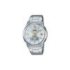 Casio LCD/Analog Dual Display Series Solar Quartz Movement Stainless Steel Strap Watch Men Watches Blue WVA-M630D-7A2JF