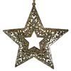 Hanging Star Pendant Gold 20X10Cm