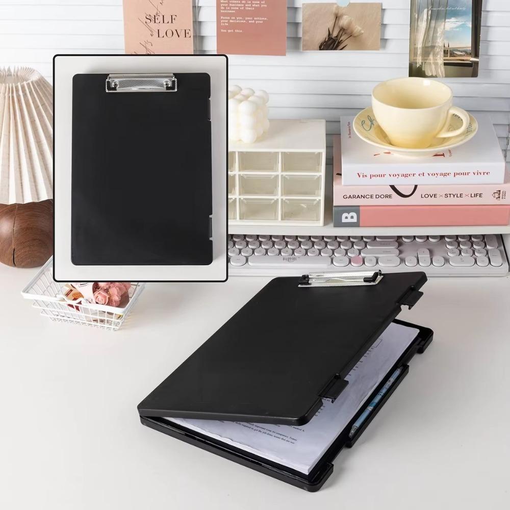 Multifunctional A4 Folder Clamp Storage Box Writing Storage Integrated Student Test Paper Folder