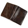 Genuine Cowhide Men Wallet Trifold Short Wallet with Coin Pocket Multi Card Slots Real Leather Coin Purse for Men Daily Use