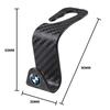 4pcs Carbon Fibre Car Rear Seat Hook Hanger Storage Organizer Hooks for BMW E46 E85 E60 F10 E39 F30 E36 F20 E87 E90 E70 X3 X5