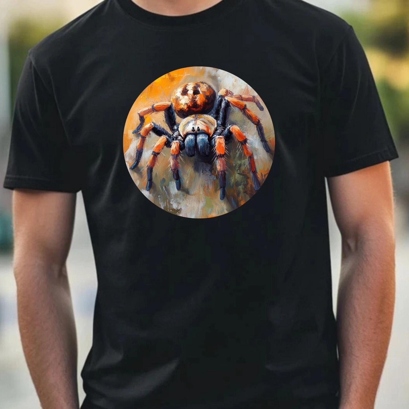 T-Shirt Herren Tarantel Portrait Motiv Baumwolle Größe XS bis 5XL XXXXL