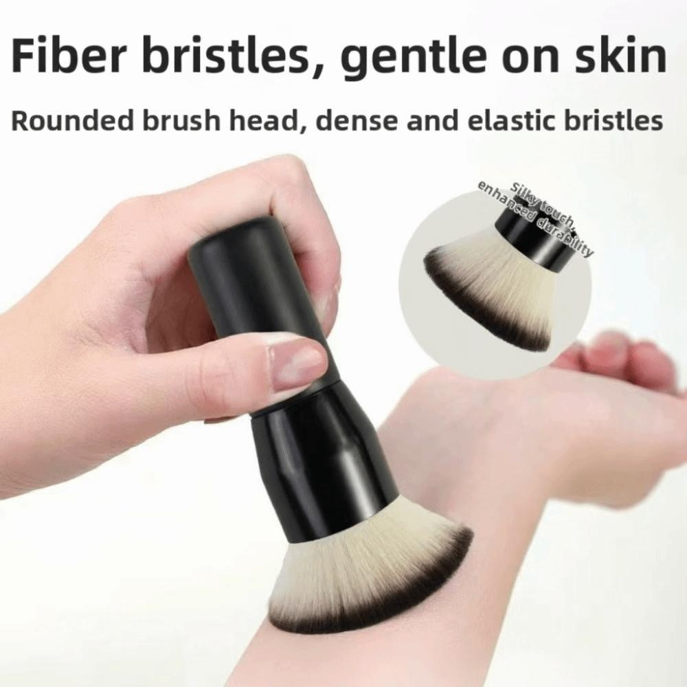 Soft Fiber Foundation Brush Fluffy Bristles Face Contouring Brush  for Blush Application