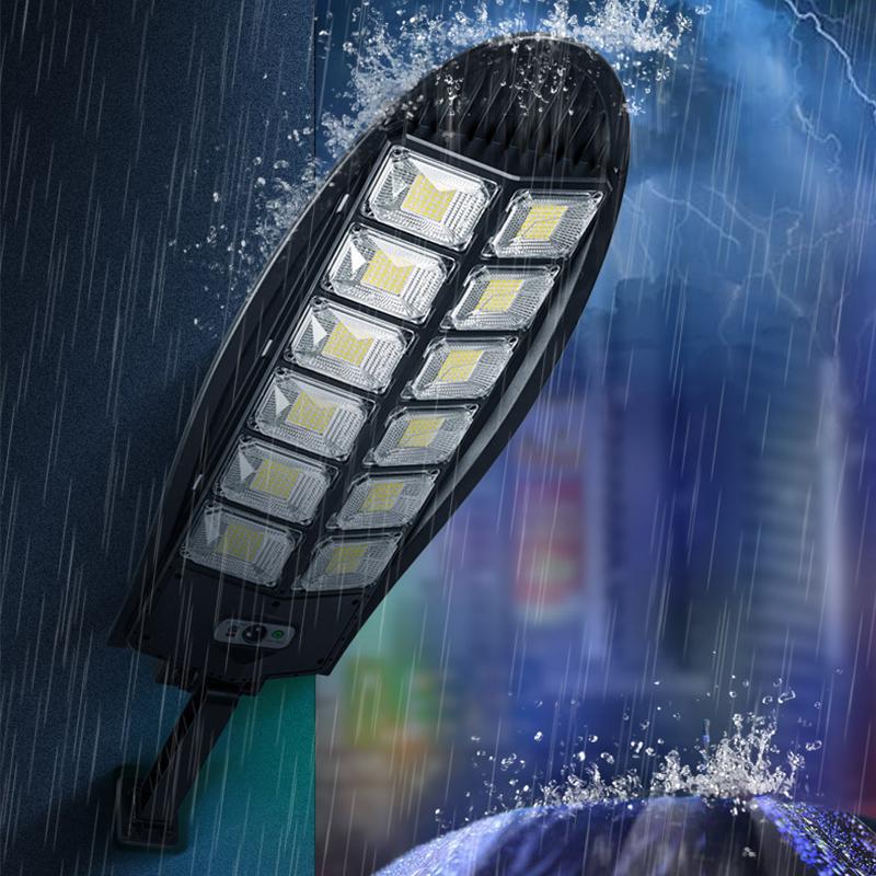 2000MAH Solar Powered Led Wall Light Outdoor Motion Sensor Waterproof IP65 Lighting for Garden Path Garage Yard Street Lamps