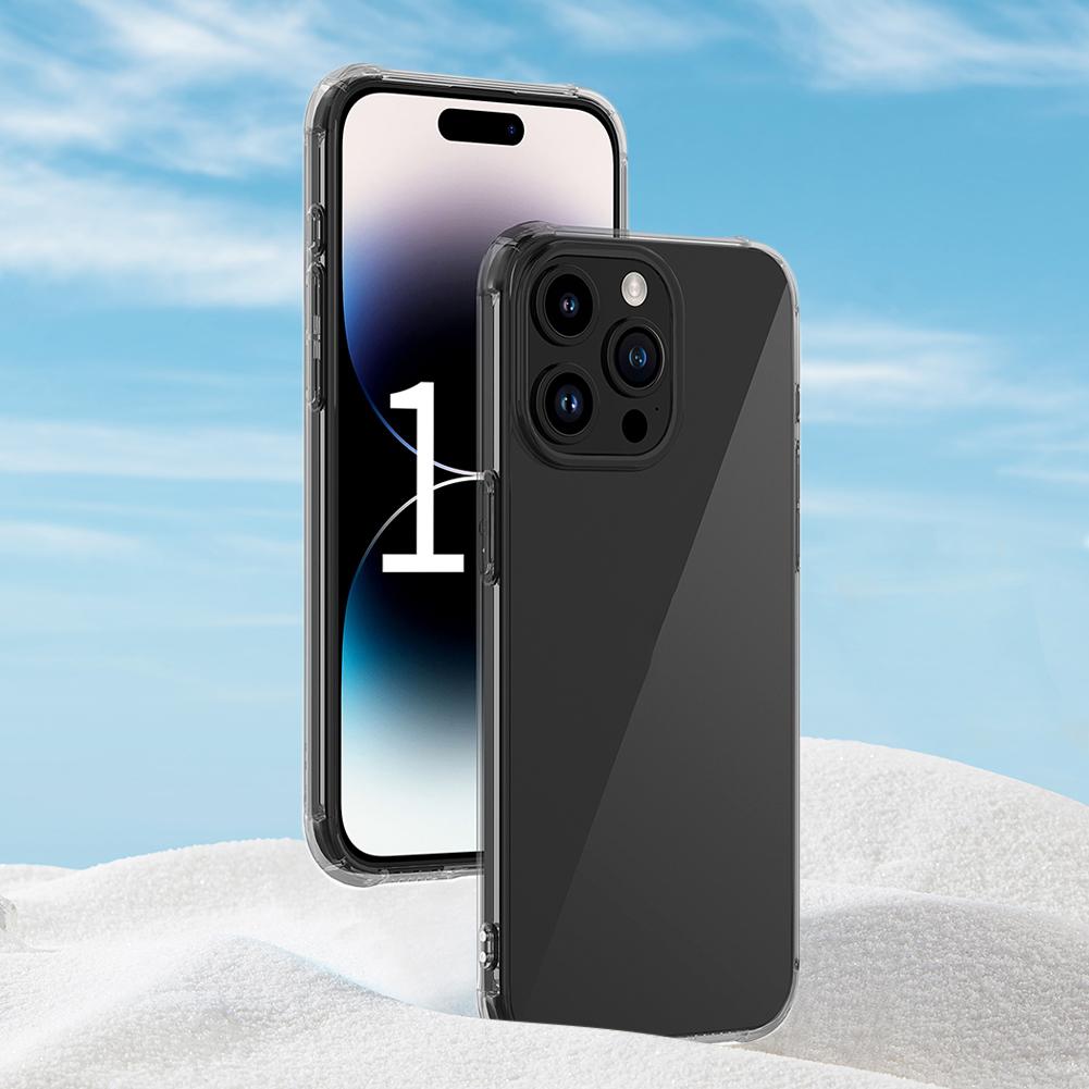 Clear Phone Case Soft TPU Protective Case Anti-Fall Shockproof Case Mobile Phone Case Cover for IPhone 15 Pro/15 Pro Max