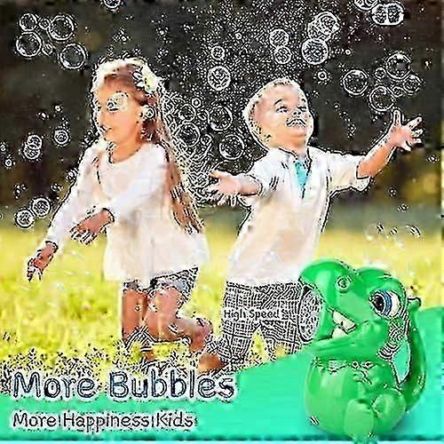 Automatic Bubble Machine, Portable Dinosaur Bubble Blower with Bubble Liquid, 3000+ Bubbles/Min, Perfect for Kids\' Birthday Gift