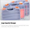 Tool Box Storage Grids Removable Dividers Screws Screwdriver Nuts Compartment Repair Case Organizer for Storing Tools