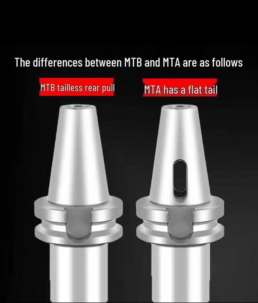 High-Precision SK40-MTA Morse Taper Flat Tail Milling Cutter Shank CNC Tool Holder