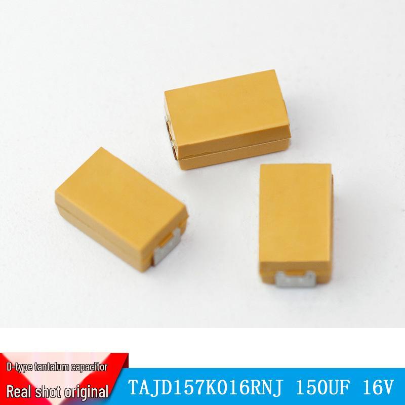 7343 SMD Tantalum Capacitor Type D: 15-150µF, 680K Range, 10% Tolerance, Original Stock