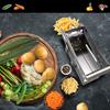 Kitchen Potato Cutter Stainless Steel Multi-Functional Cucumber Slicer Potato Chipper