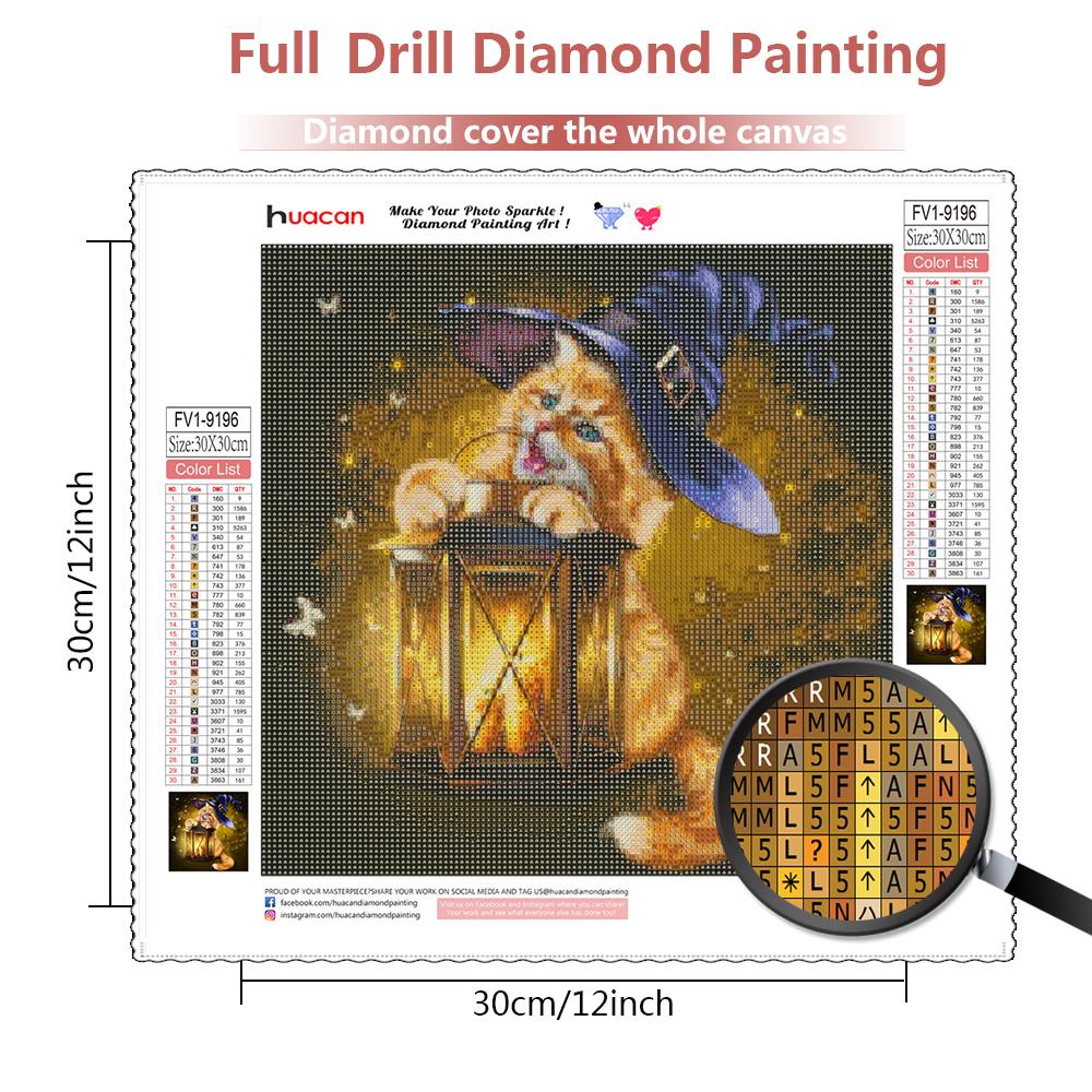 5D Diamond Painting Dog Full Drill Round New Arrival Diamond Embroidery Animal Cat Mosaic Rhinestone Kit Halloween Gift