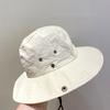 Kids Fisherman Cap Summer Quick Dry Breathable Foldable Panama Travel Hats Boys Girls Adjustable Big Brim Toddler Beach Hat