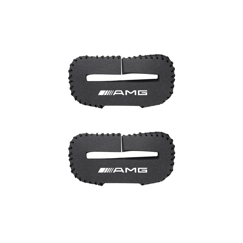 1pc Car Seatbelt Buckle Protector Seat Base Cover Mat Accessories For Mercedes Benz AMG W211 W203 W204 C260 E300L A200L GLA/S/E