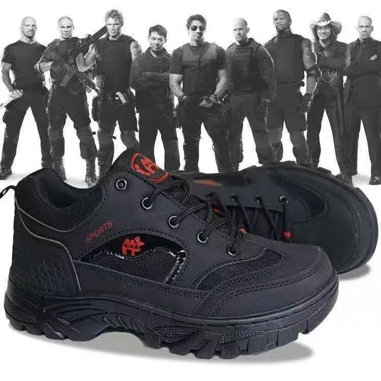 

Мужская обувь для пешего туризма, модная повседневная обувь для бега, мужская обувь для строительства 39 чёрный