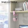Lightweight Under Desk Headset Stand Holder Rack with Rotating Hook Adjustable Clamp for Organized Gaming Setup