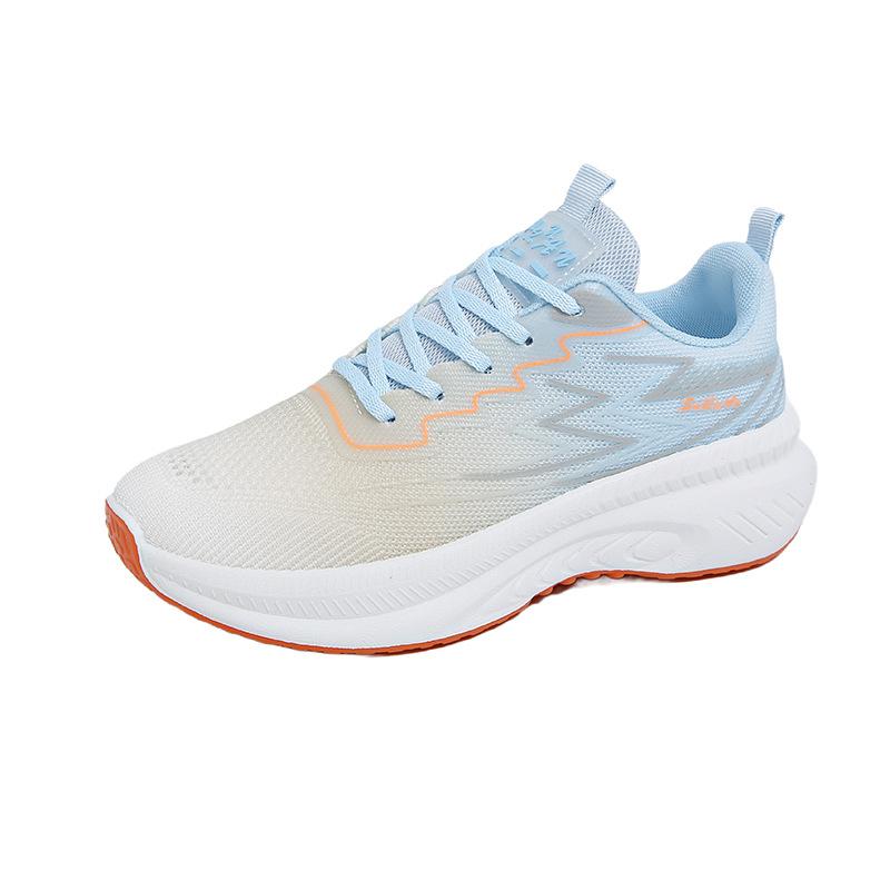 

Весенние новые туфли из мушиной ткани спортивные женские сетчатые дышащие студенческие повседневные туфли на платформе для бега 35