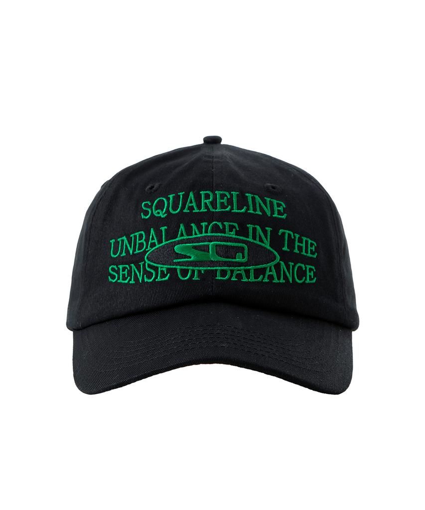 Seukweeolain Sq Message Ball Cap - Black
