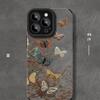 Colorful Butterfly Is Suitable for iPhone17 Simple Mobile Phone Case, Apple's New Model.