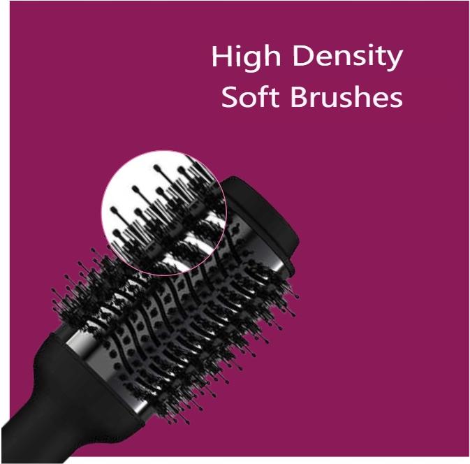Women Hair Dryer Brush Hair Dryer Straightener Curler Massager 4 In 1 Rapid Warming One Step Volumizer Hot-Air Hair Brushes