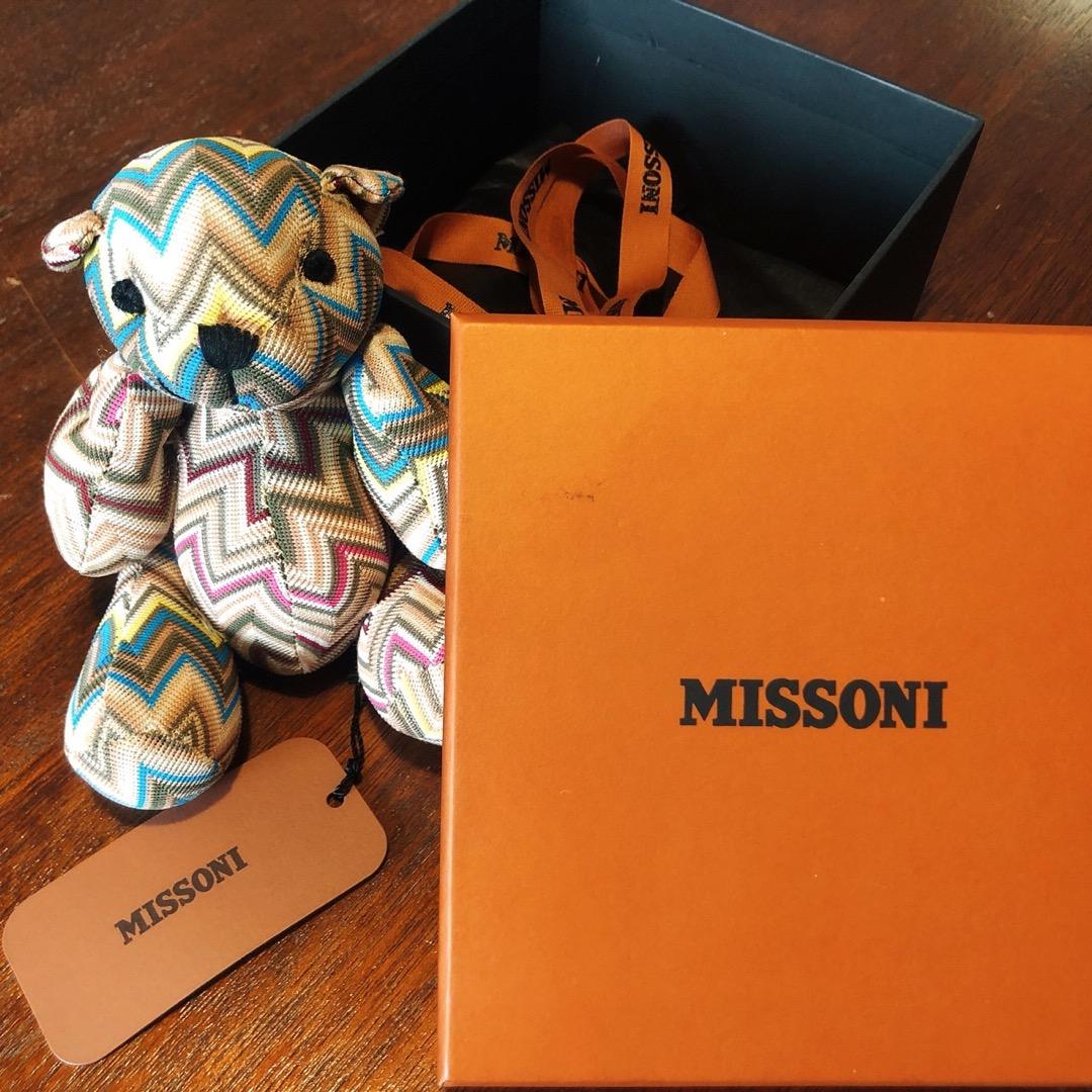 

[USED] Missoni teddy bear plush toy with tag