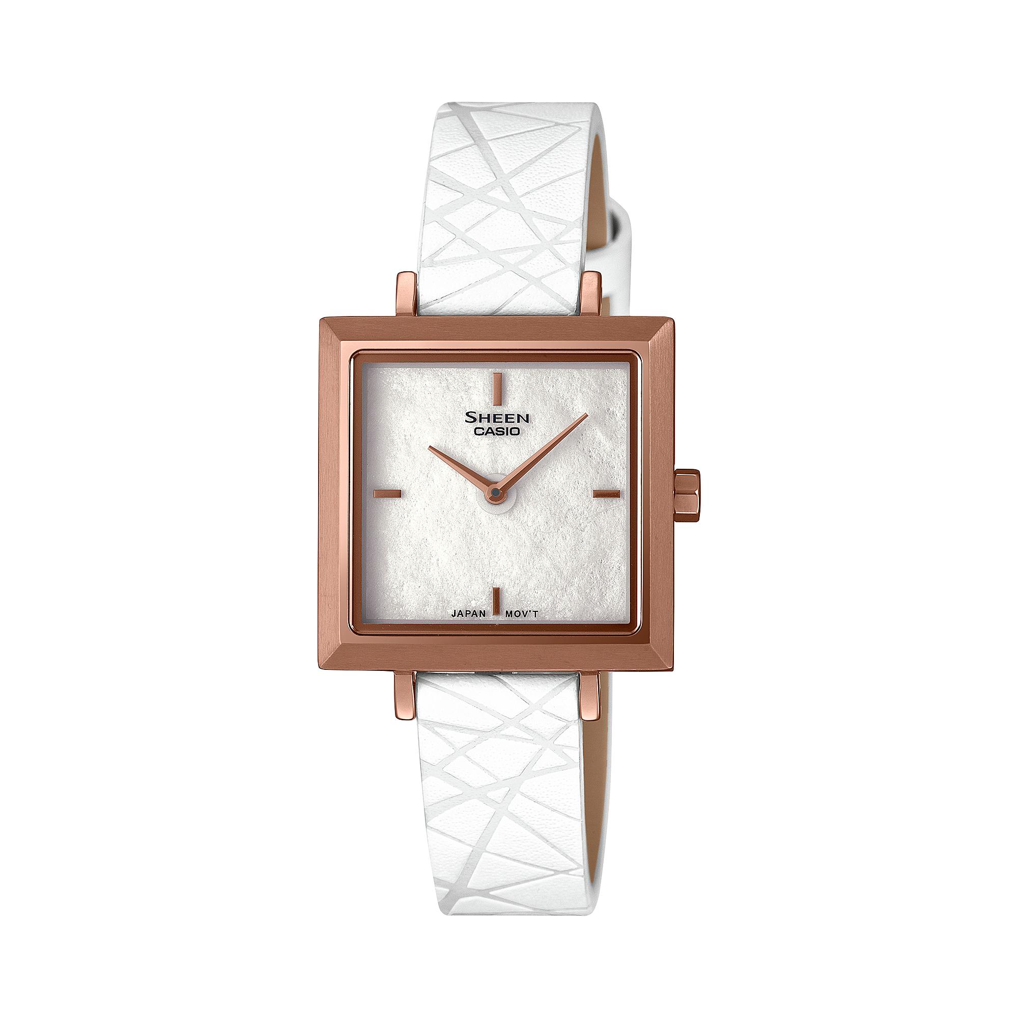 

Casio Men s Analog Quartz Watch SHE-C151PGL-7A белый