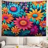 Graffiti Abstract Tags Wall Tapestry Letters Without Meaning Hand Street Wall Hanging Large Tapestry Decoration Polyester Fiber
