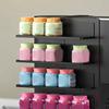 Storage Rack Strong Load-bearing Space-Saving Easy Access Simple Installation 4-Layer Vertical Shelf Flavor Storage Holder