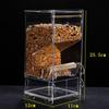 Finch Easy To Install Parakeet Acrylic Bird Feeders Cage Accessories Parrot Feeding Bowl Dispenser