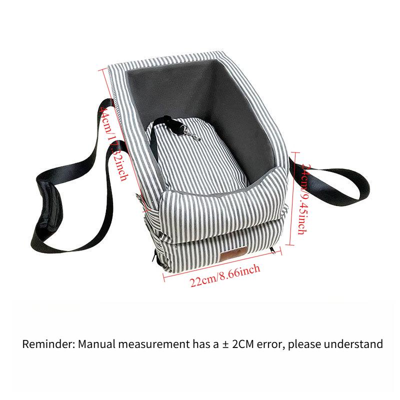 Car Central Control Pet Nest Installation Seat for Pet Portable Car Bag Removable and Washable Outdoor Small and Medium-sized Animal Nest Accessories