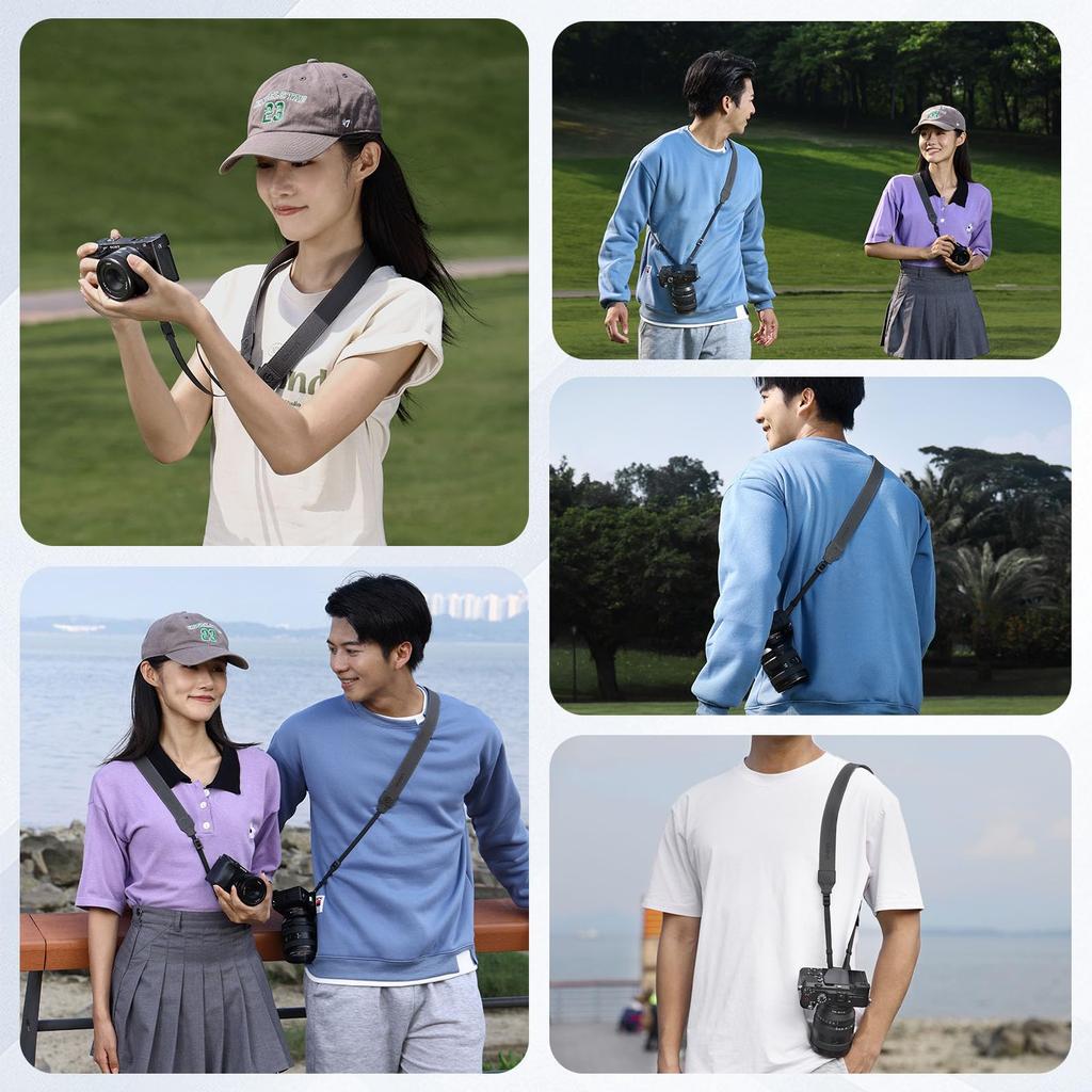 Ulanzi UKA06 Quick Release Shoulder Strap Kit for Camera Compatible with F38 Quick Quick Release Adjustable for Mirrorless Digital Compact SLR and