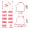 Diy Ghost Face Halloween Cookie Cutter Set Biscuit Mold Fondant Embosser Stamps Halloween Party Cake Decorating Tools