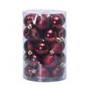 34PCS Christmas Ball Ornament Shatterproof Christmas Ornament Tree Ball 40mm Red