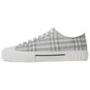 Burberry Trampki bawełniane w kratę Vintage Szare 80523411
