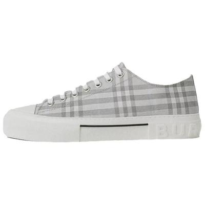 Burberry Vintage Karomuster Baumwoll-Sneaker Grau 80523411