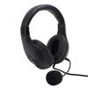 USB Headset with Mic Gooseneck Microphone Rod Noise Reduction Students Listening and Speaking Exam H