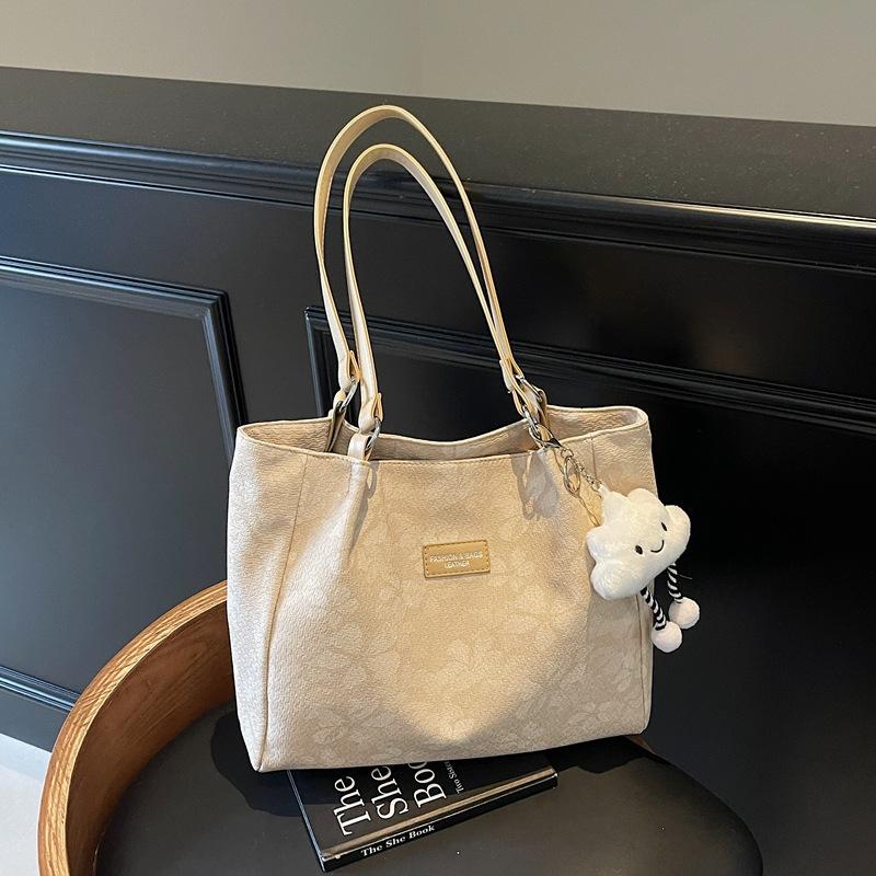 Student Class Bag Women's 2025 Summer New Simple Fashion Shoulder Bag Large Capacity Tote Bag