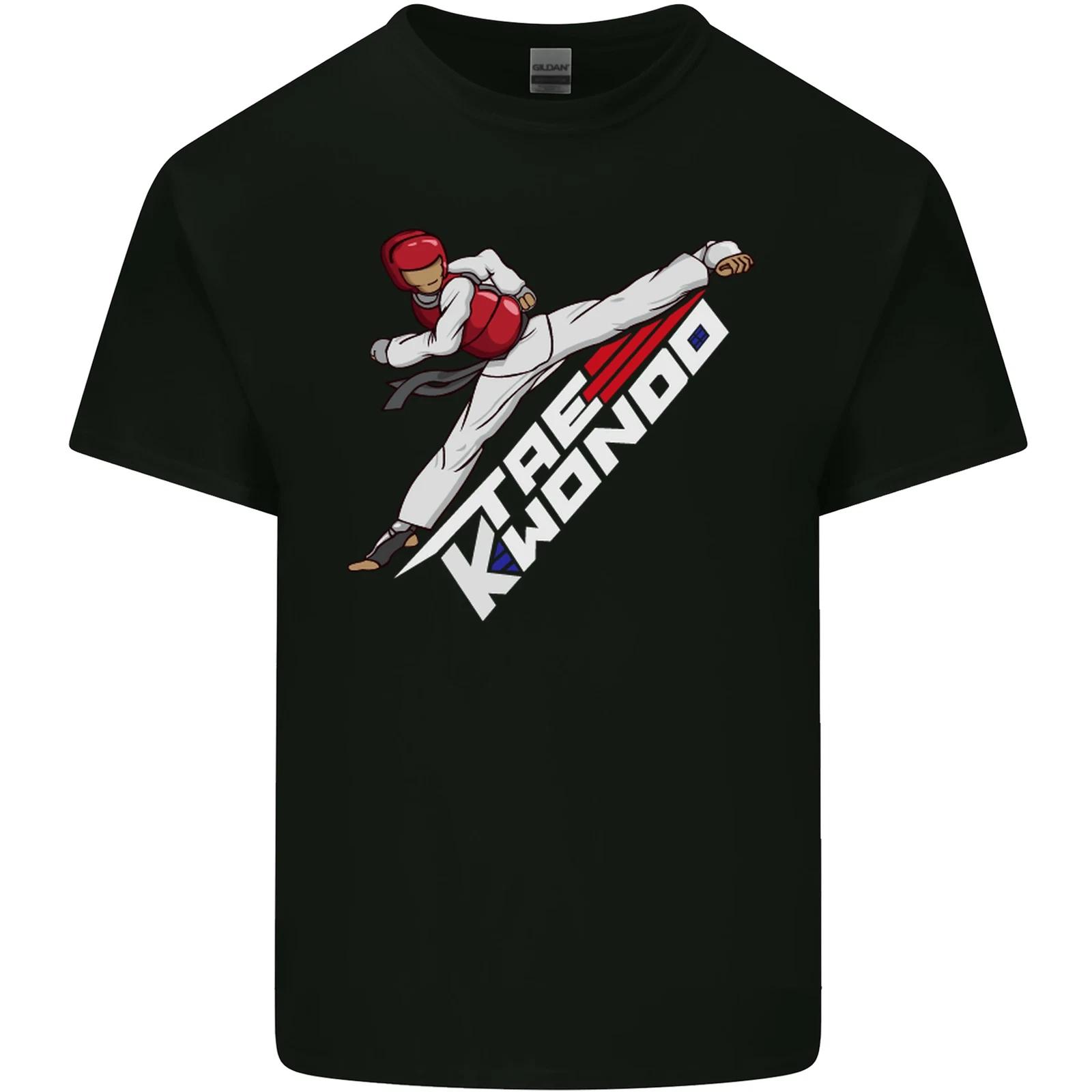Taekwondo Fighter Mixed Martial Arts MMA Kids T-Shirt Childrens M