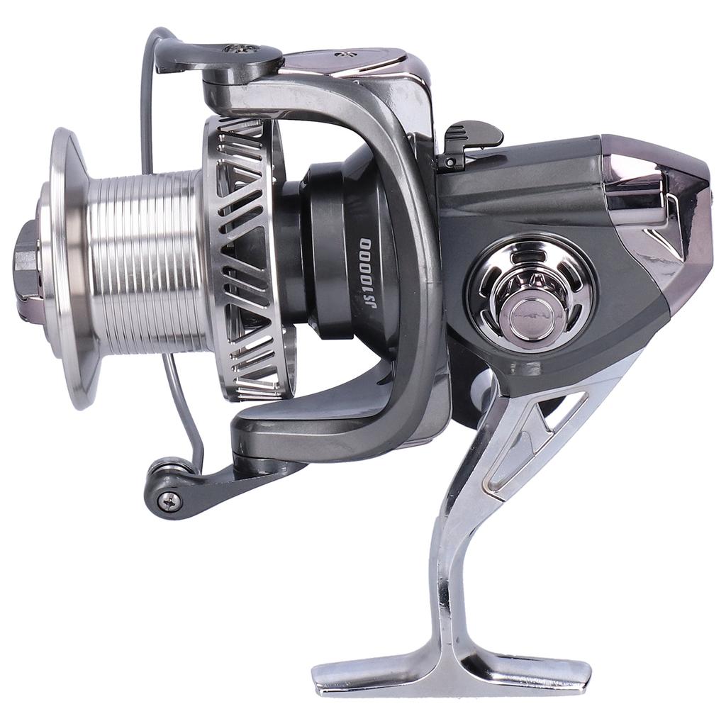 14+1 Bearing Spinning Reel 4.1:1 Gear Ratio All Metal Fishing Wheel Fishing Accessory(JS10000 )